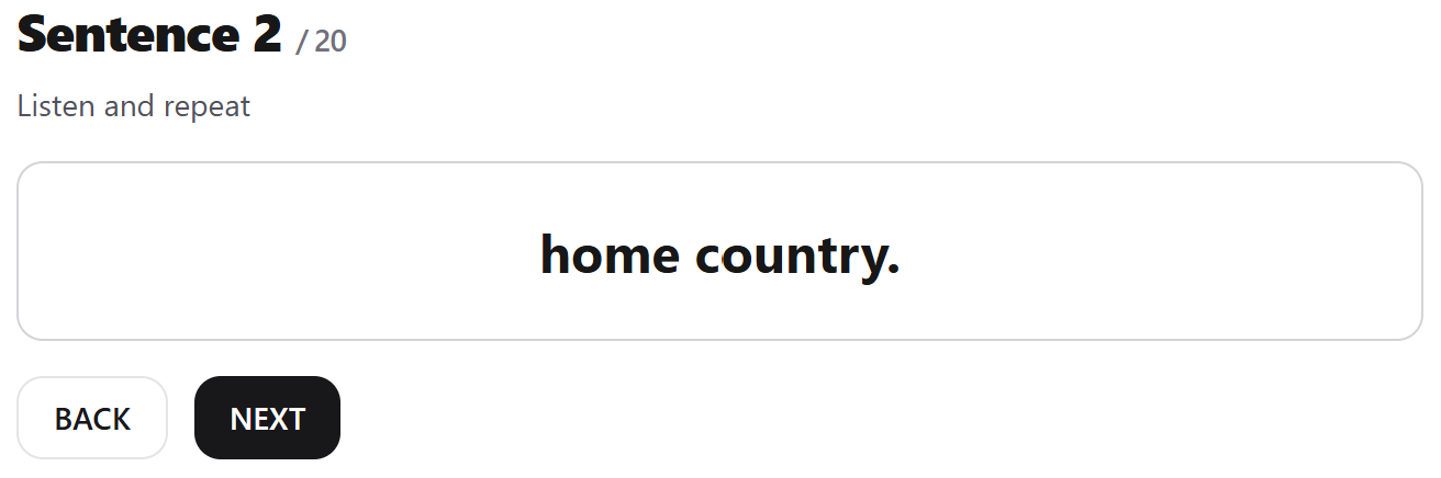 SpeakLink Backchaining Screenshot 3a