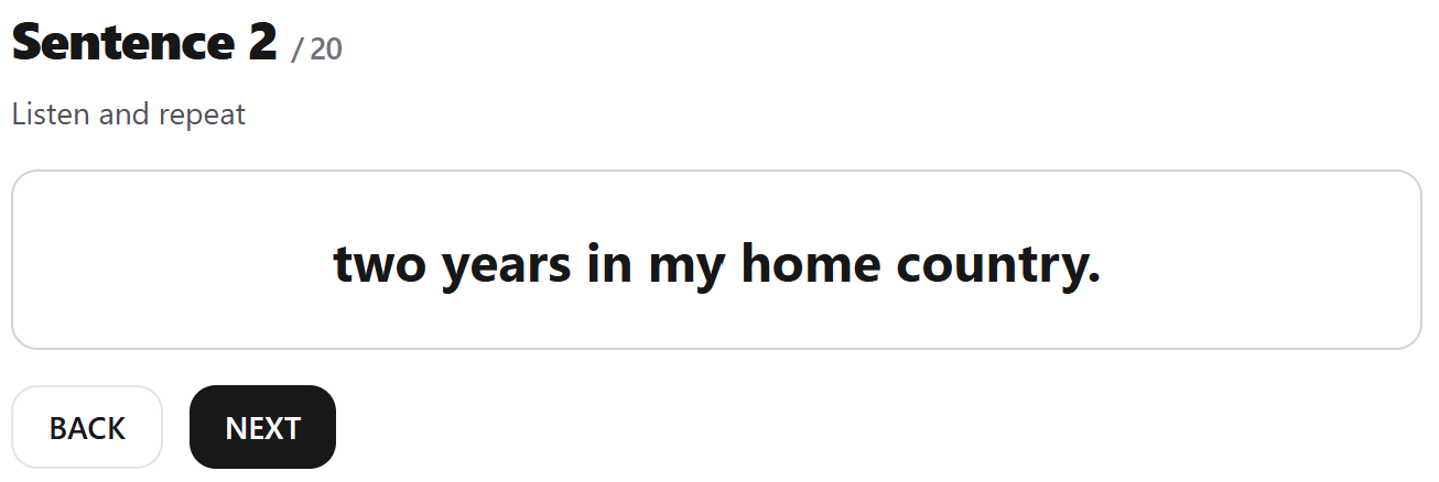 SpeakLink Backchaining screenshot 3b