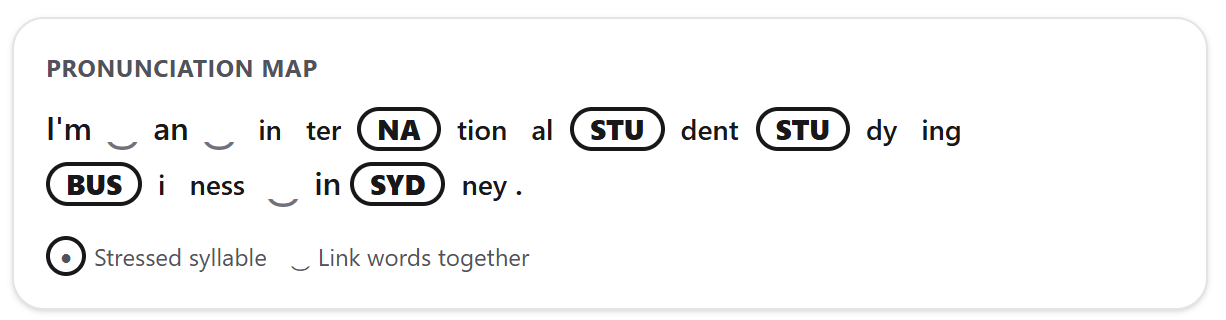 SpeakLink Screenshot 2 Pronunciation Map